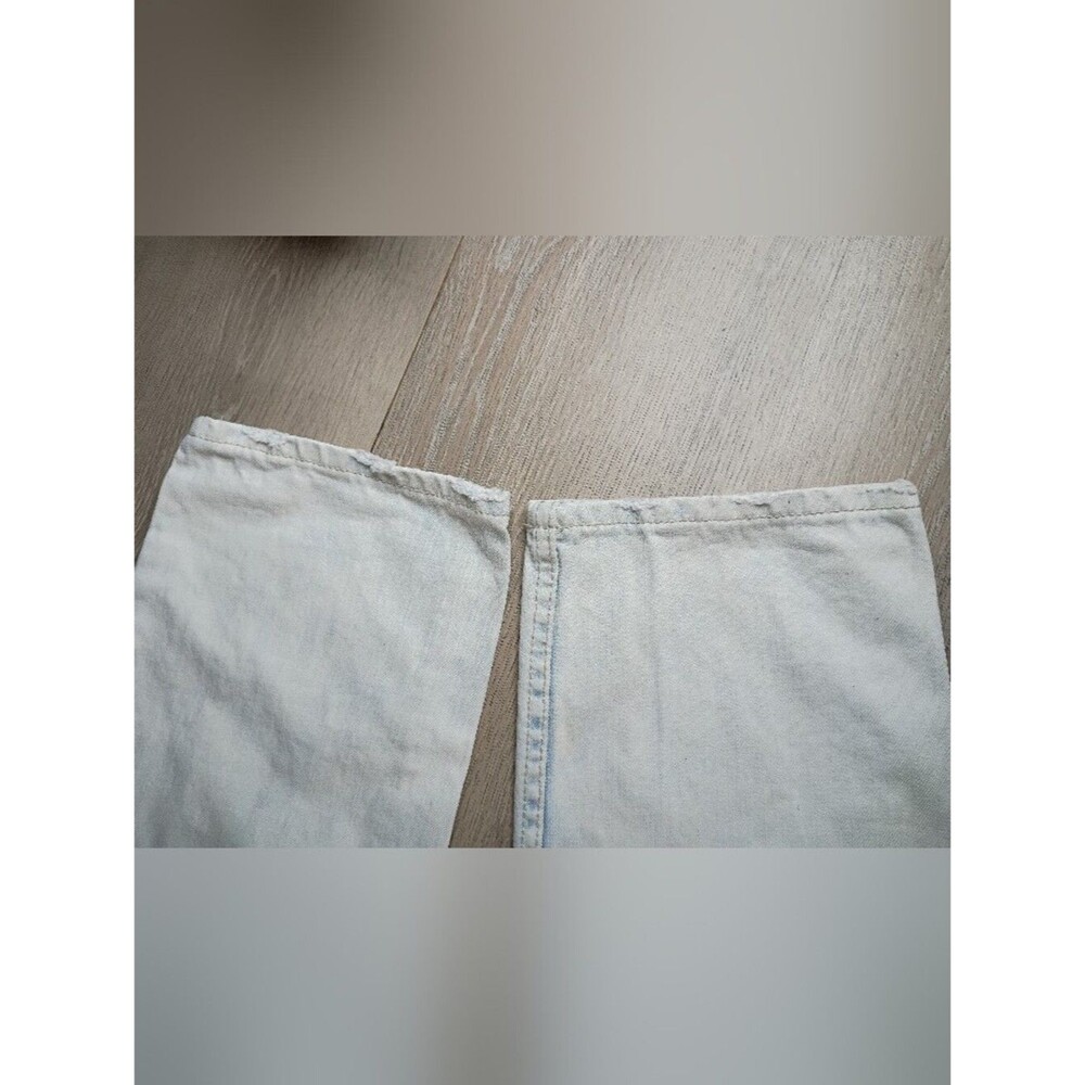 Heritage American Acid Washed Jeans Men's Sz 42/34 Straight Leg Distressed 1776 - Picture 7 of 14